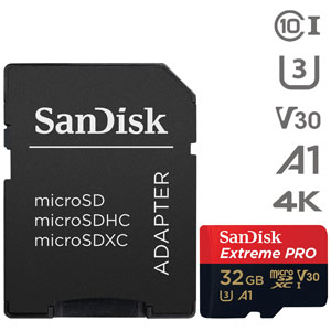 Sandisk Micro SDHC kaart Extreme Pro 32GB